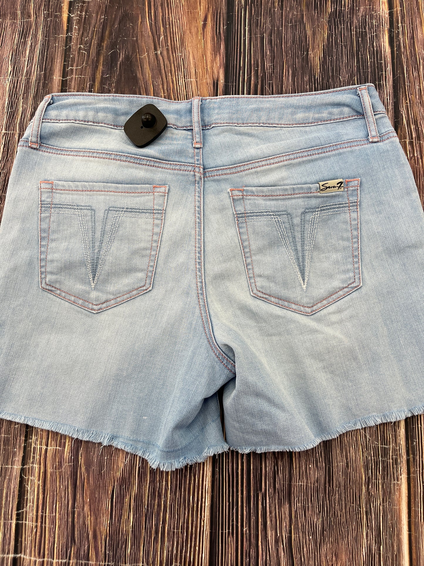 Blue Denim Shorts Seven 7, Size 6