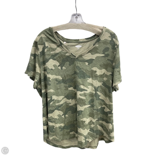 Top Short Sleeve Basic By Old Navy In Green, Size: 1x