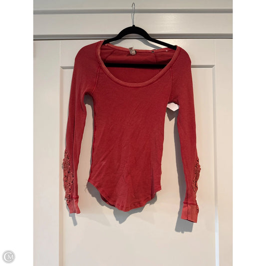 Top Long Sleeve By We The Free In Orange, Size: Sp