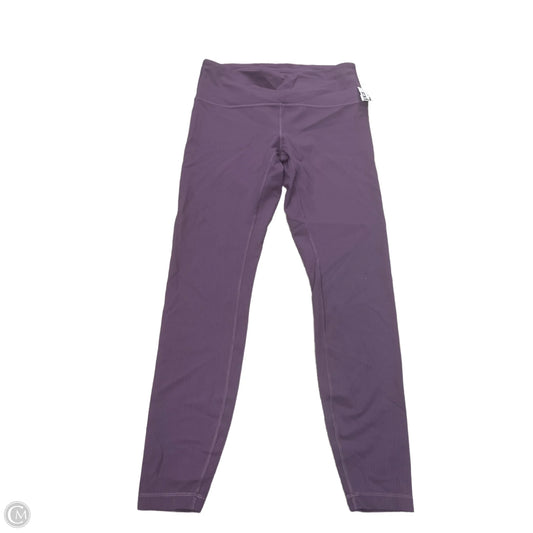 Athletic Leggings By Lululemon In Purple, Size: 10