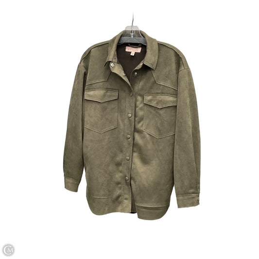 Jacket Shirt By Philosophy In Green, Size: Xs
