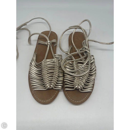 Sandals Flats By Seychelles In Gold, Size: 8