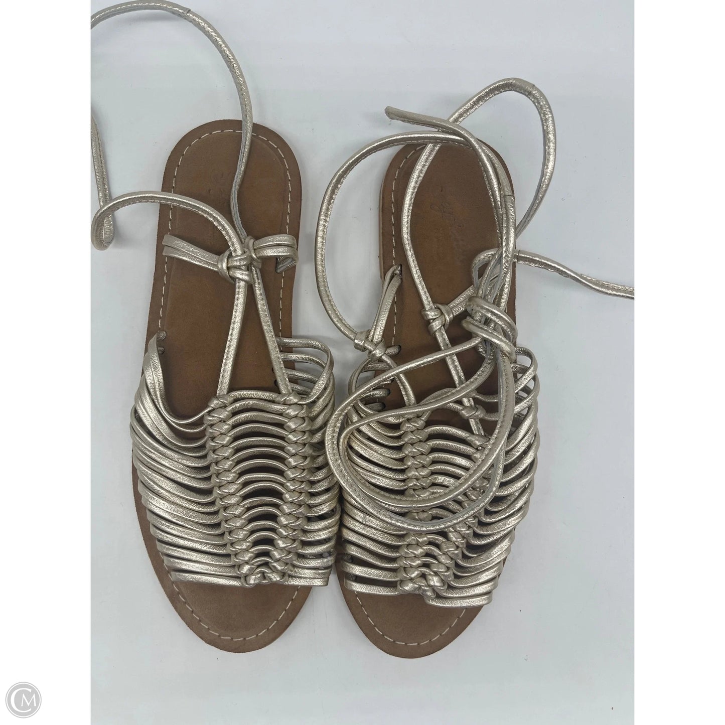 Sandals Flats By Seychelles In Gold, Size: 8