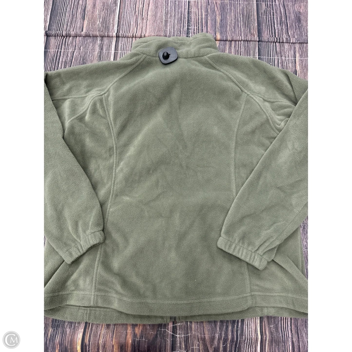 Jacket Fleece By Columbia In Green, Size: 2x