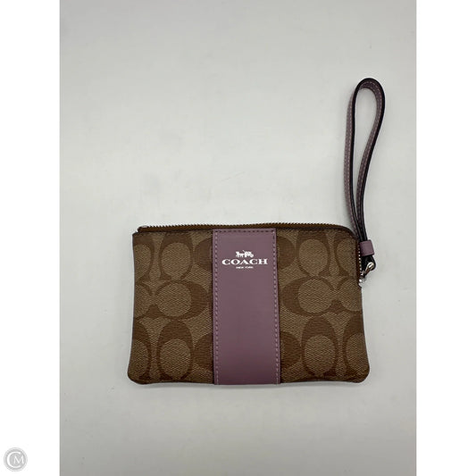 Wristlet Designer By Coach, Size: Small