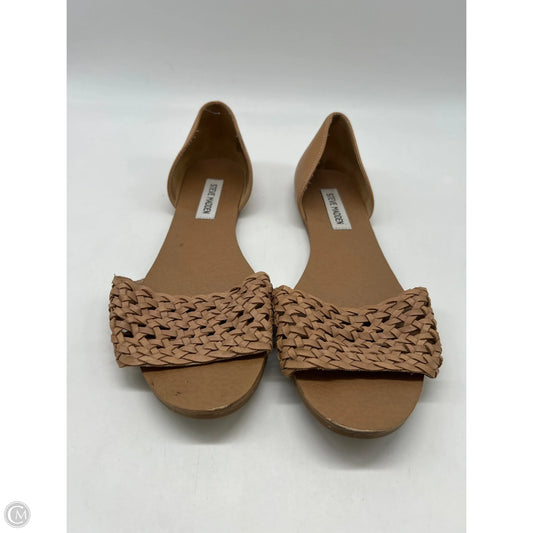 Sandals Flats By Steve Madden In Brown, Size: 9.5
