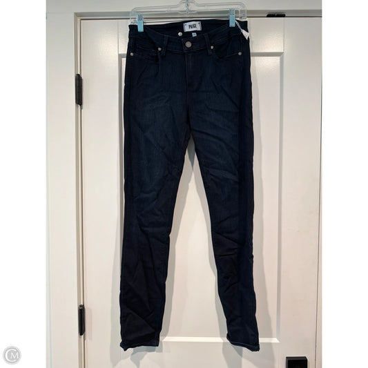 Jeans Skinny By Paige In Blue Denim, Size: 6