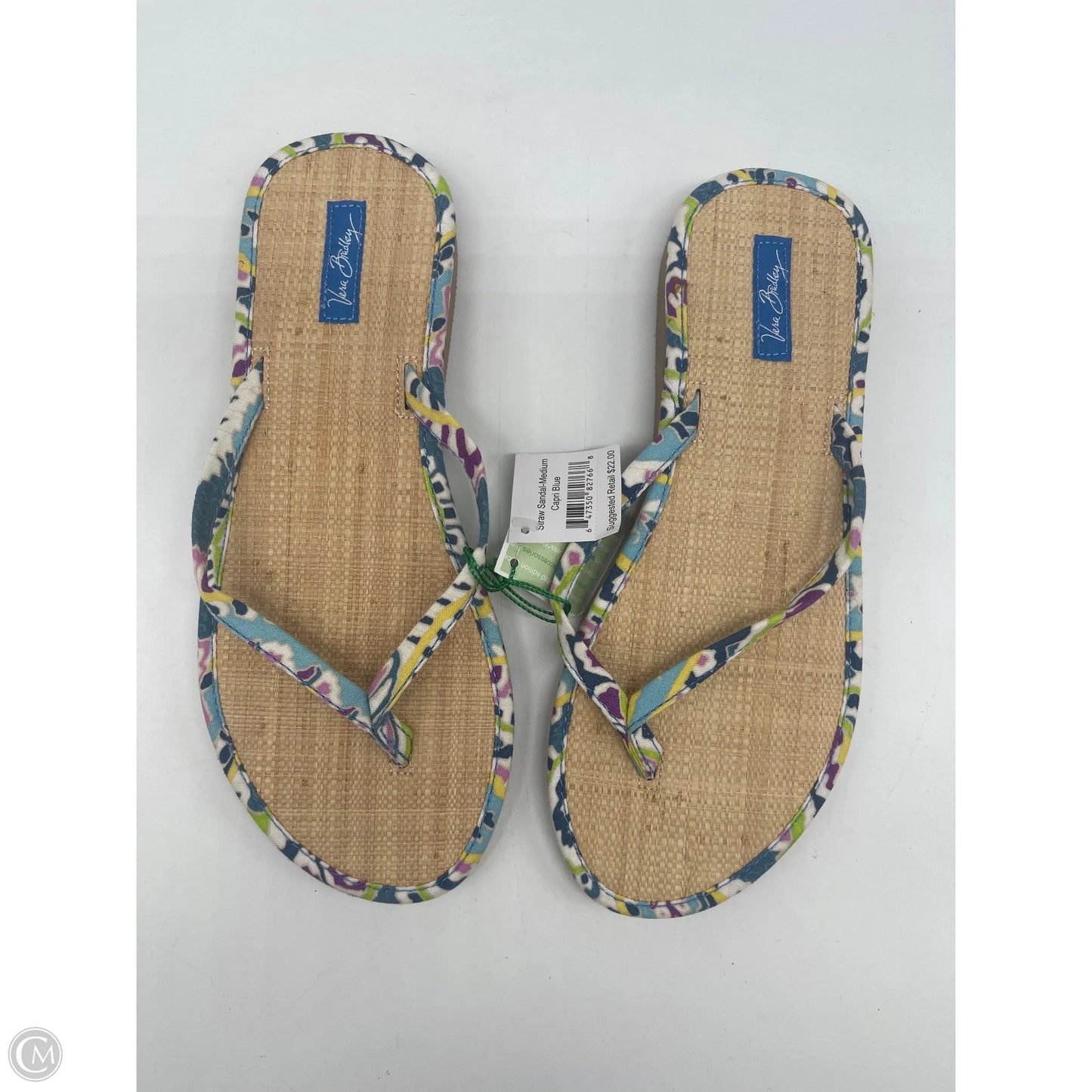 Sandals Flip Flops By Vera Bradley In Tan, Size: 8
