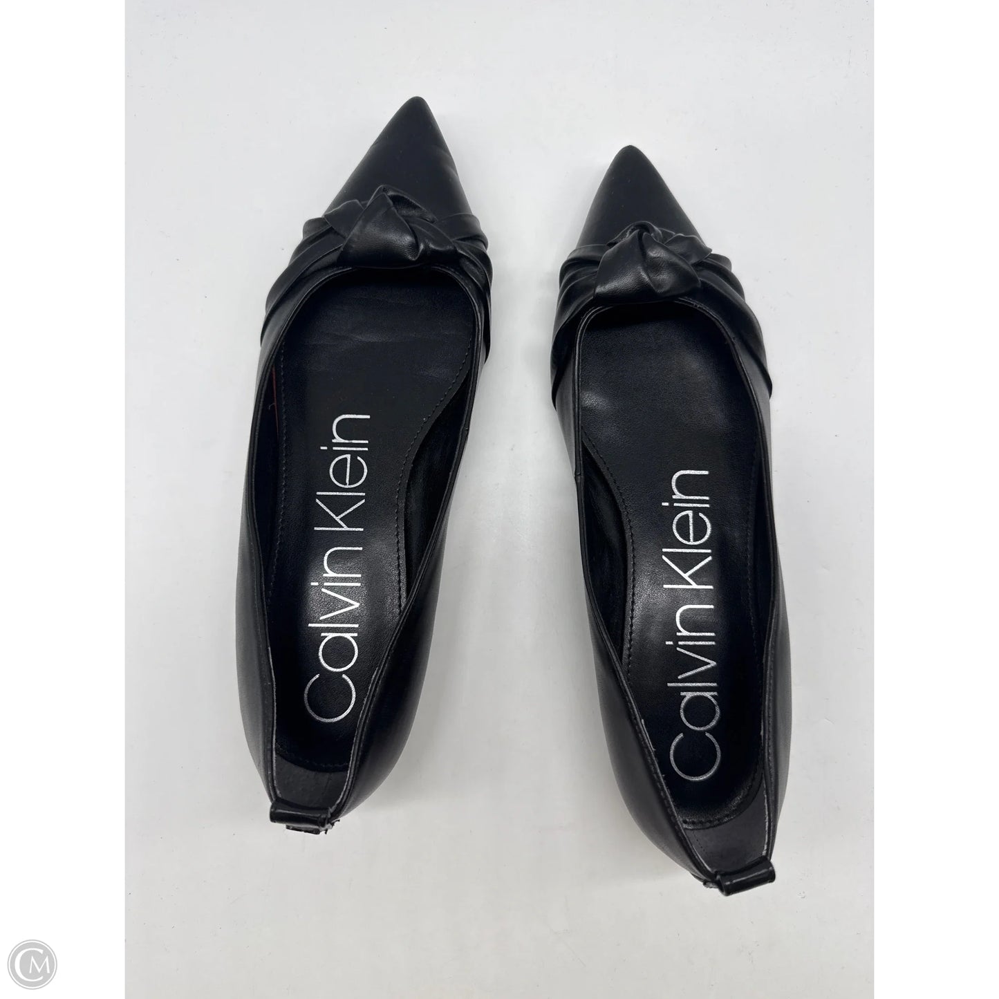 Shoes Flats By Calvin Klein In Black, Size: 7.5