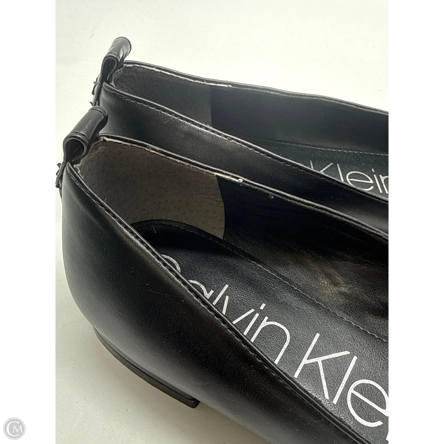 Shoes Flats By Calvin Klein In Black, Size: 7.5