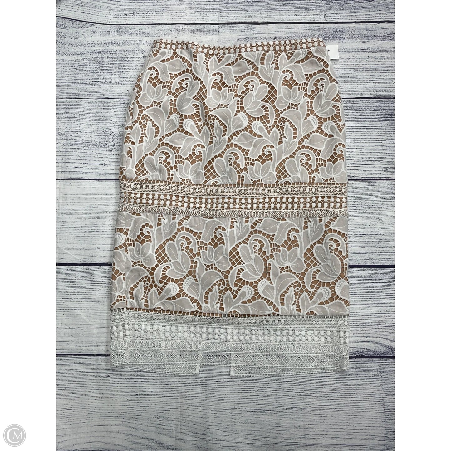 Skirt Maxi By White House Black Market In White, Size: M