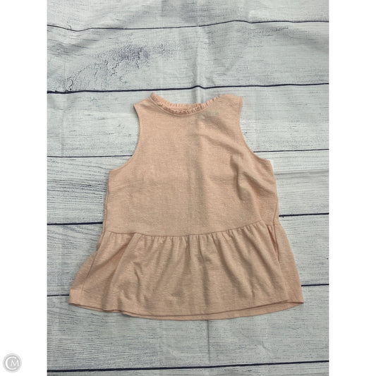 Top Sleeveless By Banana Republic In Pink, Size: M