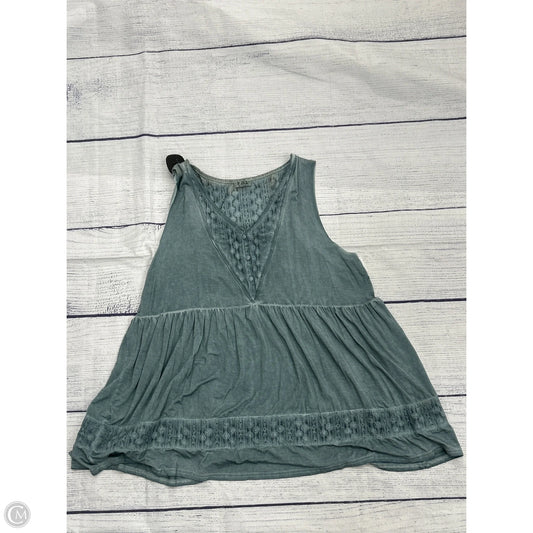 Top Sleeveless By Pol In Blue, Size: M