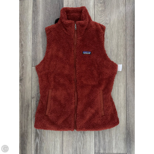 Vest Faux Fur & Sherpa By Patagonia In Orange, Size: M