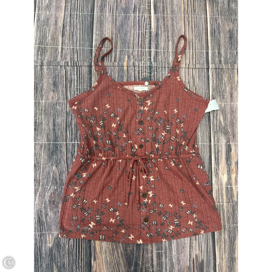 Top Sleeveless By Maurices In Red, Size: L