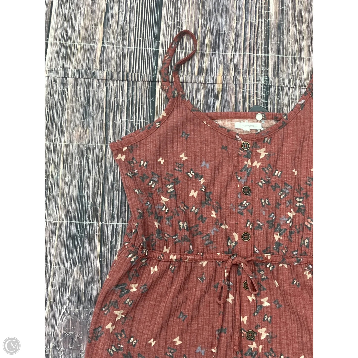 Top Sleeveless By Maurices In Red, Size: L