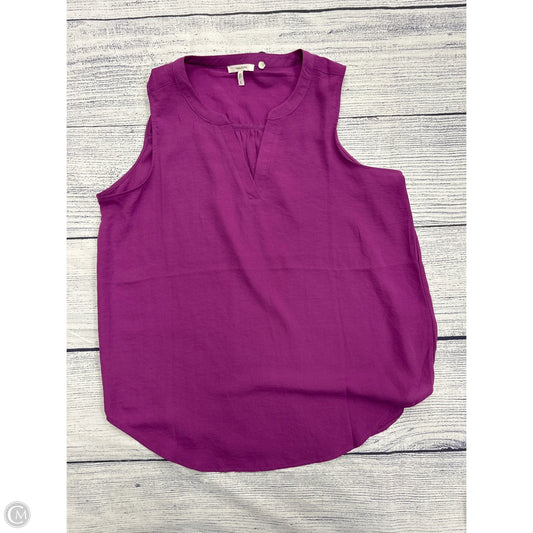 Top Sleeveless By Maurices In Purple, Size: L