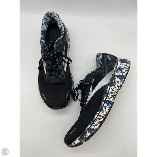 Shoes Athletic By Brooks In Black & Blue, Size: 11