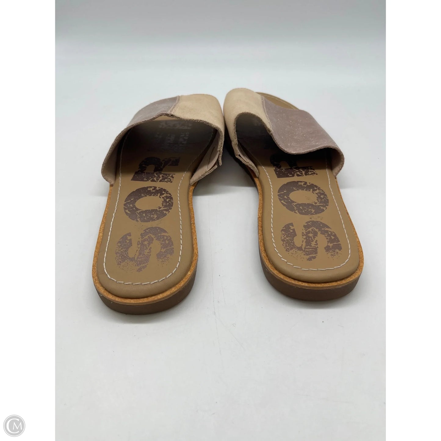 Sandals Flats By Sorel In Tan, Size: 9.5
