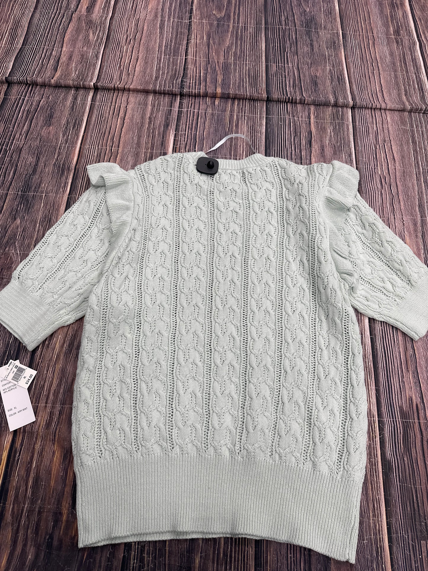 Sweater By Clothes Mentor In Green, Size: Xl