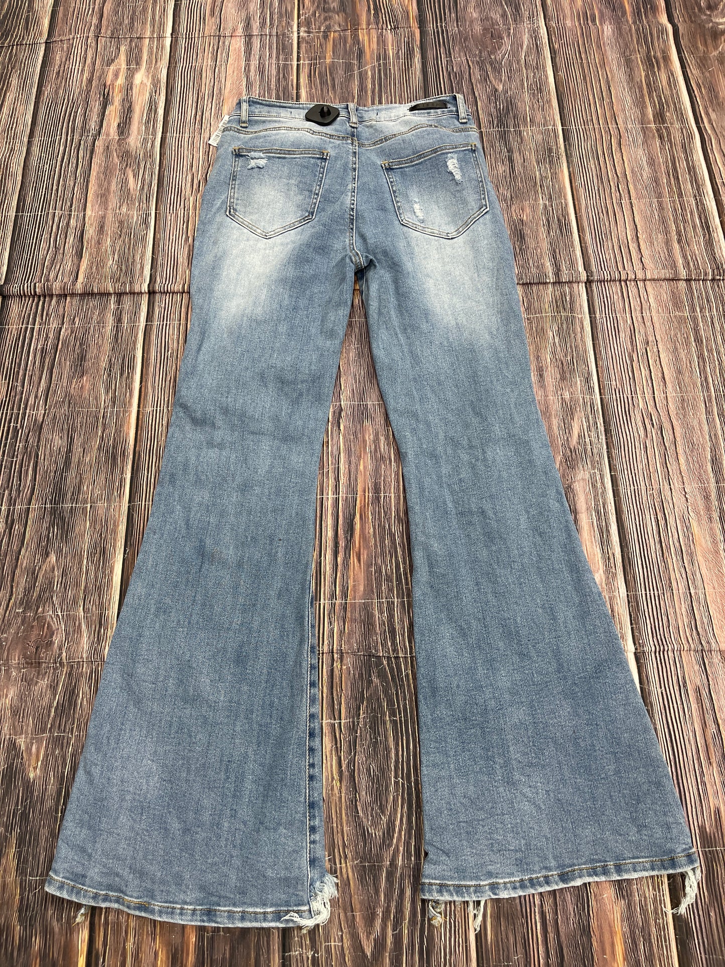 Jeans Flared By Risen In Blue Denim, Size: 6