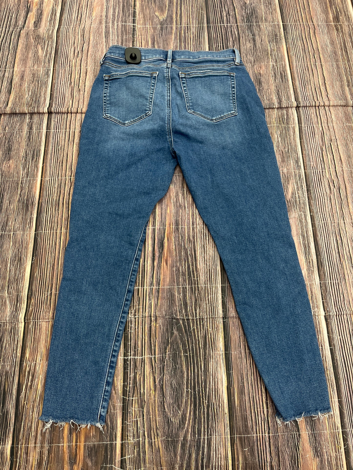 Jeans Skinny By Loft In Blue Denim, Size: 6