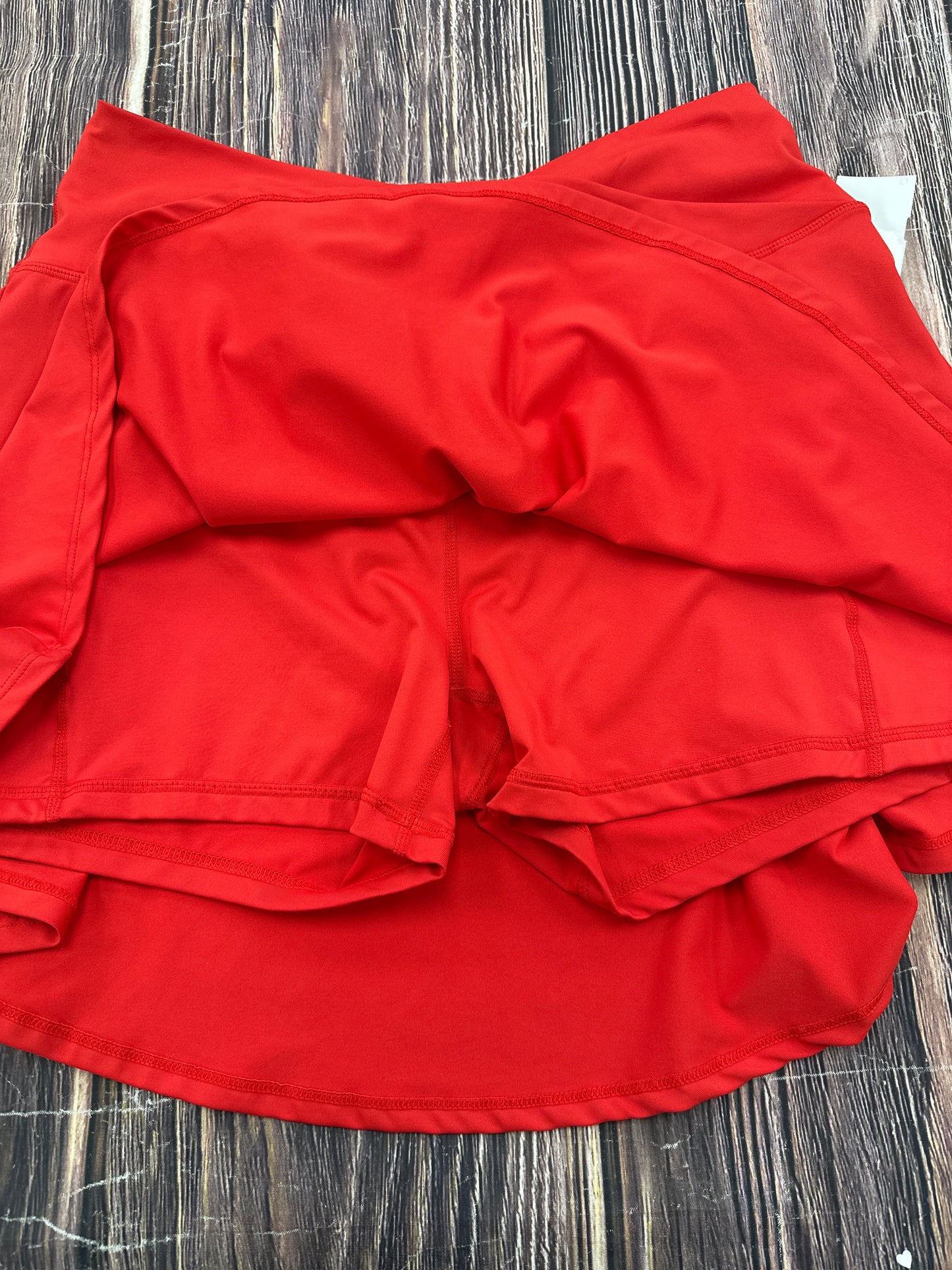 Athletic Skirt By Clothes Mentor In Red, Size: L