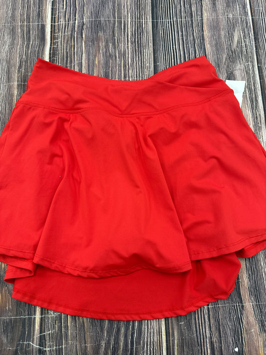 Athletic Skirt By Clothes Mentor In Red, Size: L