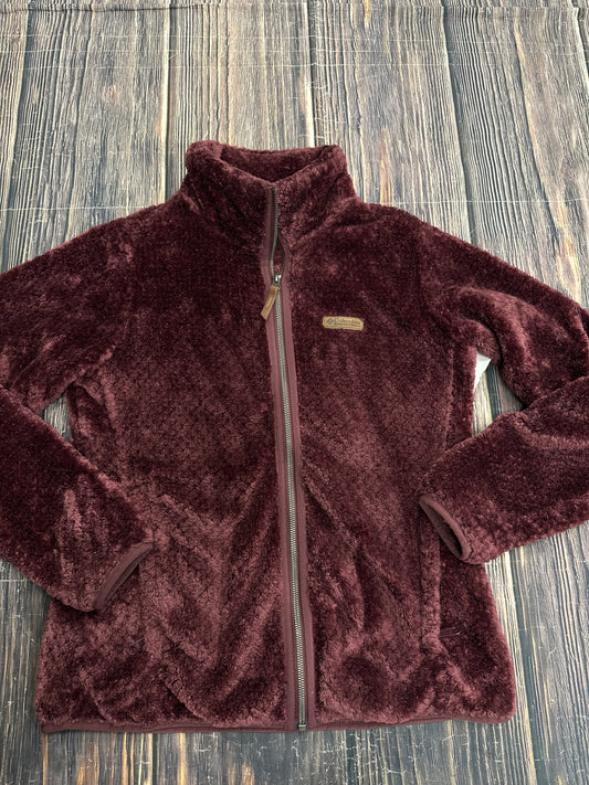 Jacket Fleece By Columbia In Red, Size: M