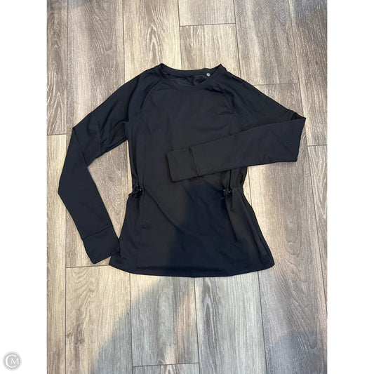 Athletic Top Long Sleeve Crewneck By Fabletics In Black, Size: S