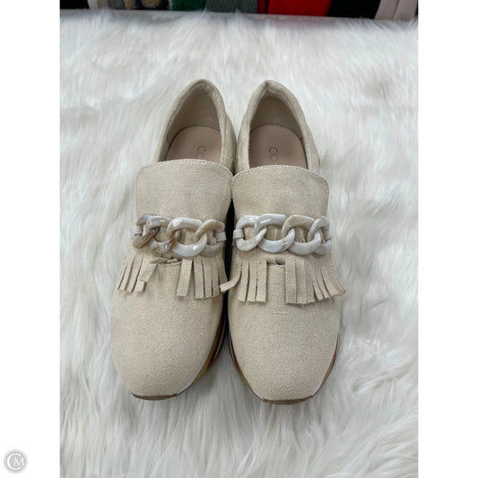 Shoes Flats By Coconuts In Cream, Size: 9