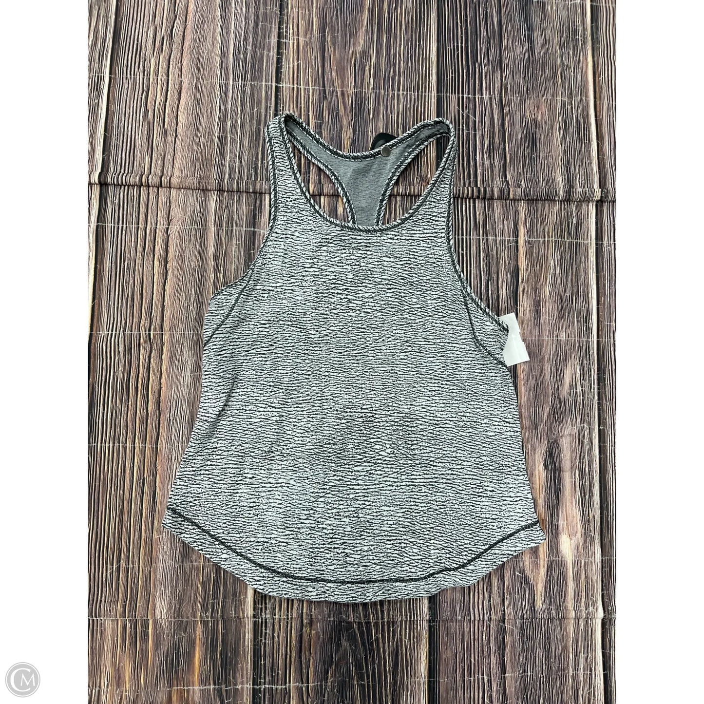 Athletic Tank Top By Lululemon In Grey, Size: M