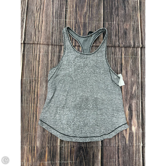 Athletic Tank Top By Lululemon In Grey, Size: M