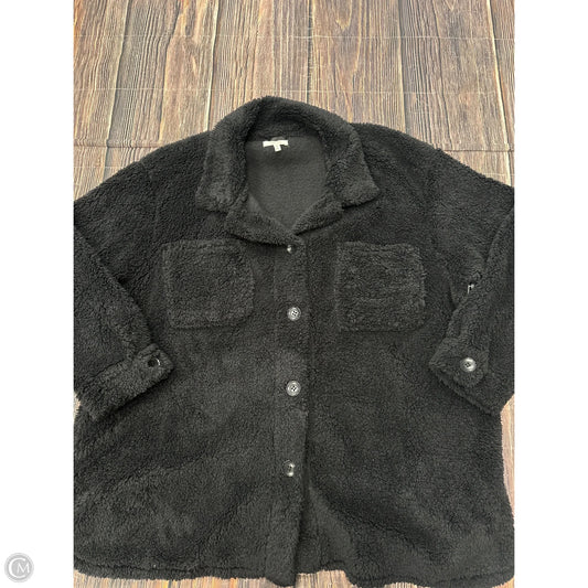 Jacket Shirt By Maurices In Black, Size: 2x