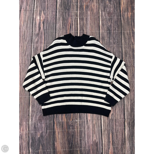 Sweater By Time And Tru In Black & White, Size: 2x