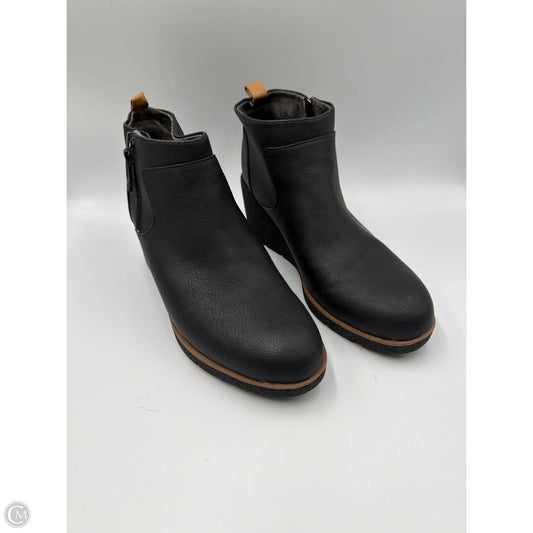 Boots Ankle Heels By Dr Scholls In Black, Size: 10