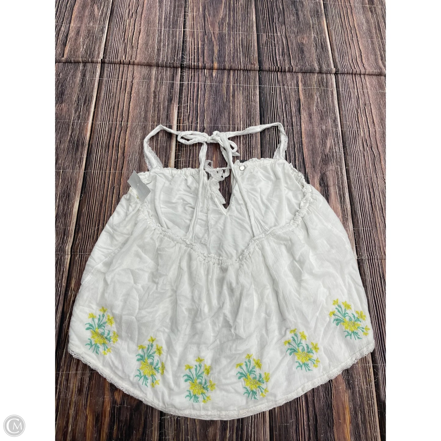 Tank Top By Free People In White, Size: L