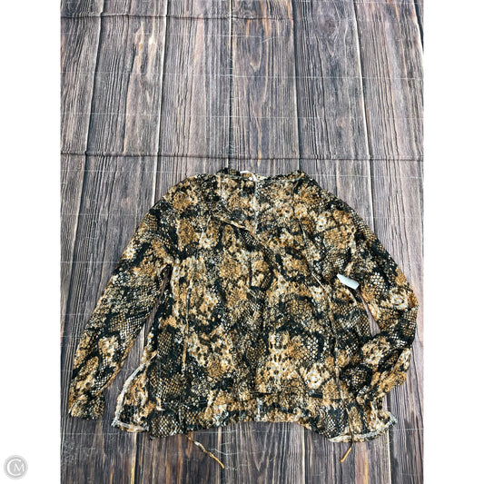 Top Long Sleeve By Free People In Black, Size: Xs