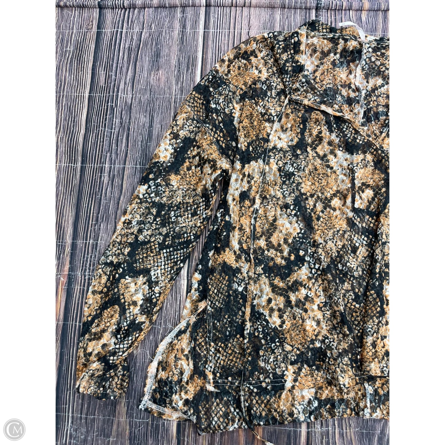 Top Long Sleeve By Free People In Black, Size: Xs