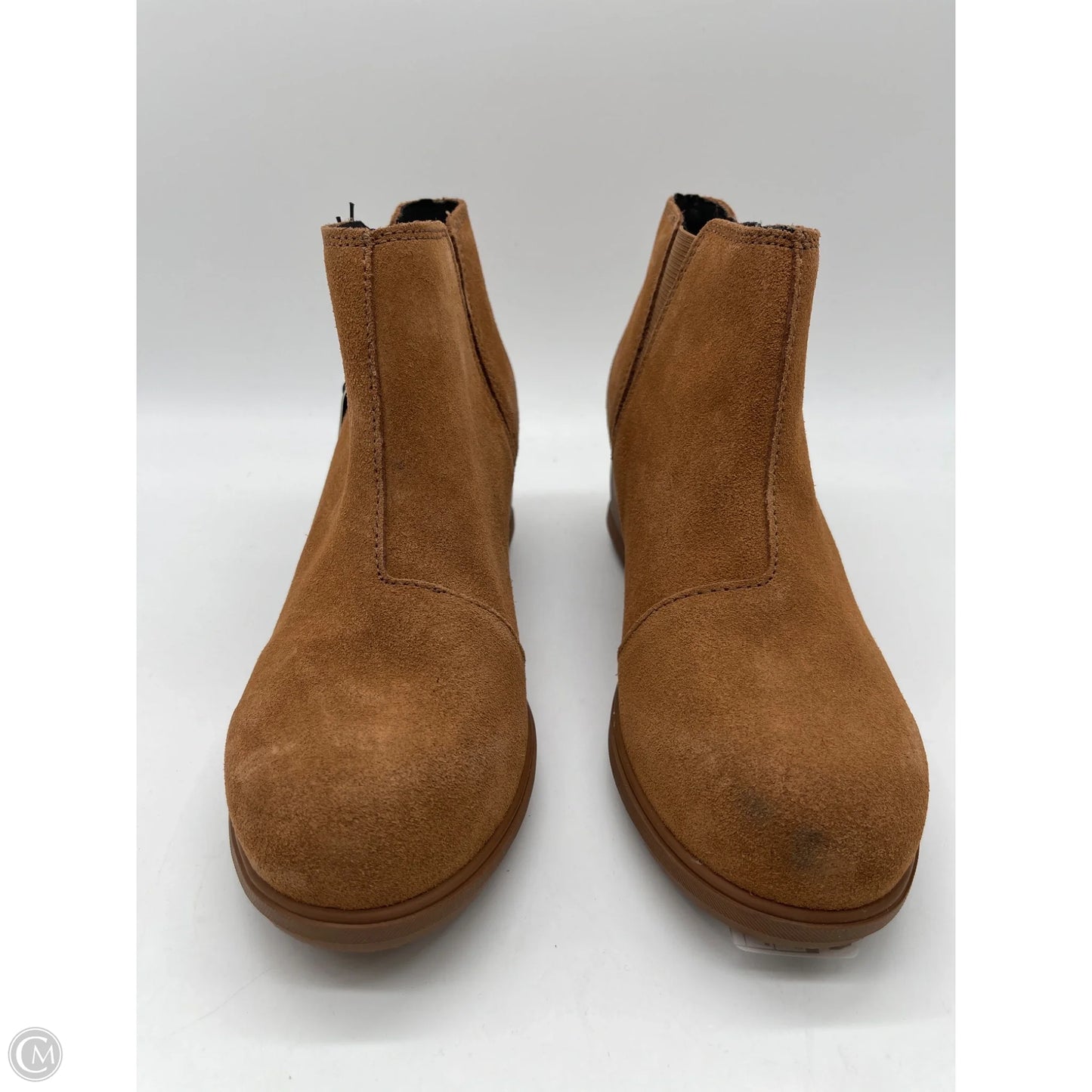 Boots Ankle Heels By Sorel In Brown, Size: 8
