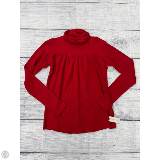 Top Long Sleeve By Maeve In Red, Size: Xs