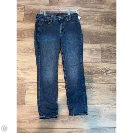 Jeans Straight By Not Your Daughters Jeans In Blue Denim, Size: 8p