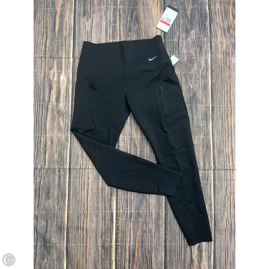 Athletic Leggings By Nike In Black, Size: L