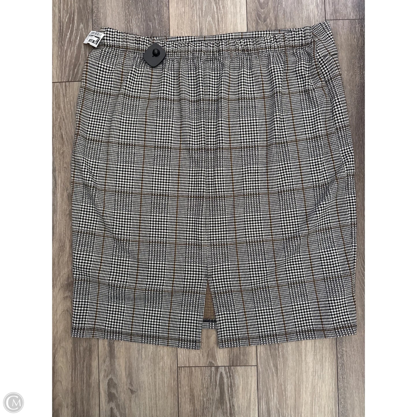 Skirt Midi By Massini In Black, Size: 2x