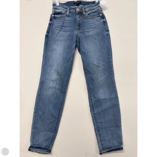 Jeans Skinny By Judy Blue In Blue Denim, Size: 0