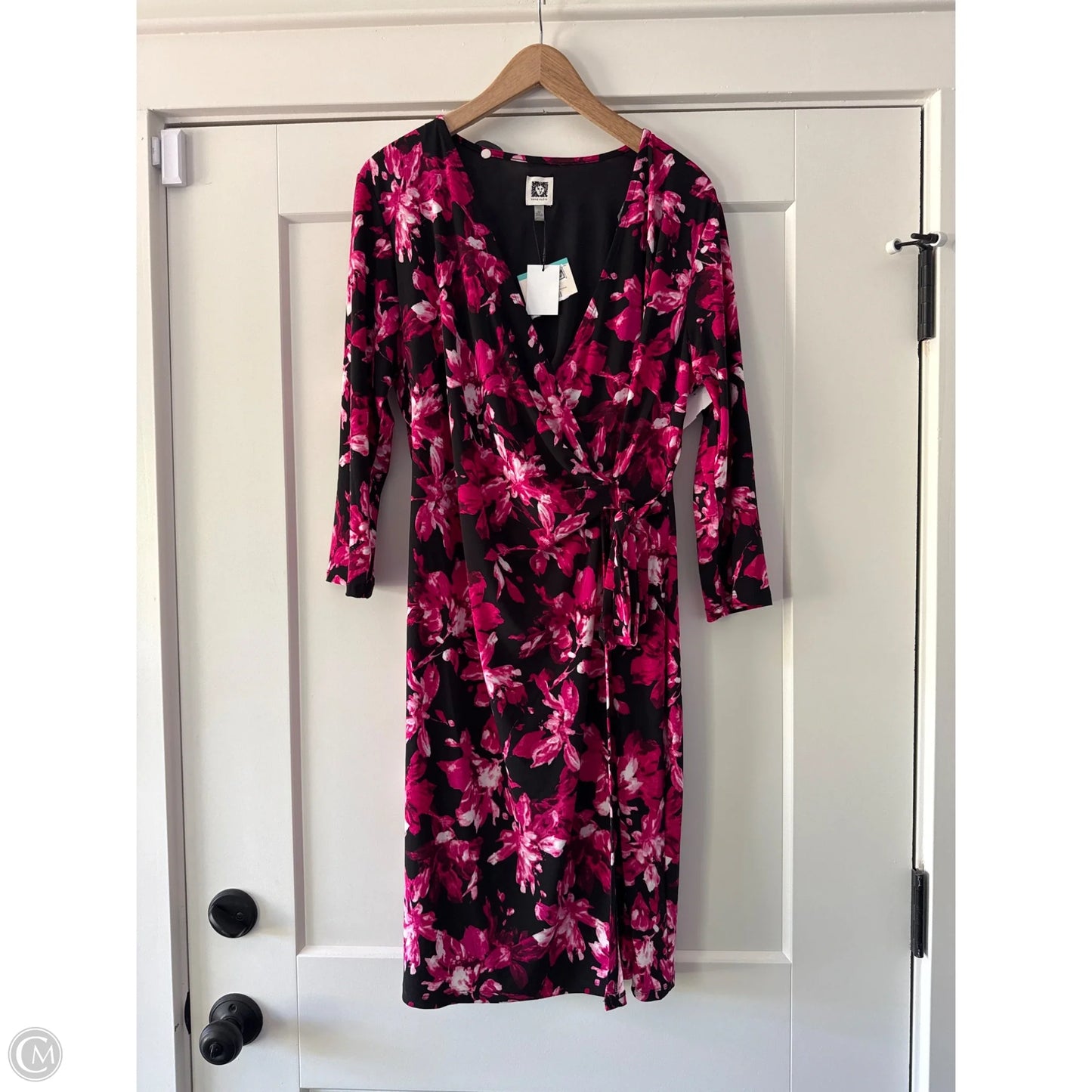 Dress Casual Midi By Anne Klein In Black, Size: Xl