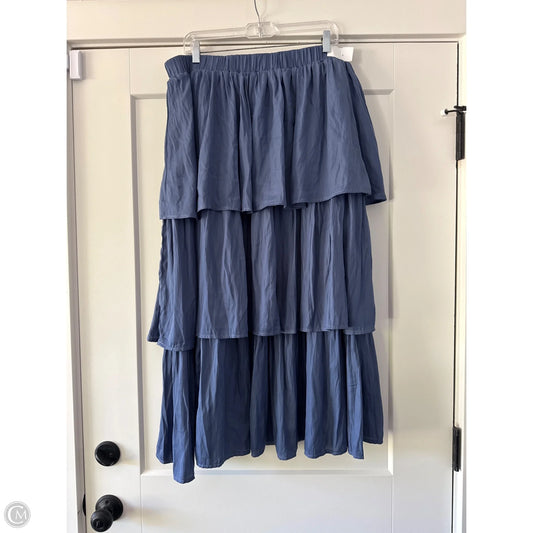 Skirt Maxi By Clothes Mentor In Blue, Size: M