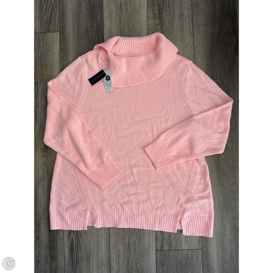 Sweater By Karen Scott In Pink, Size: 1x