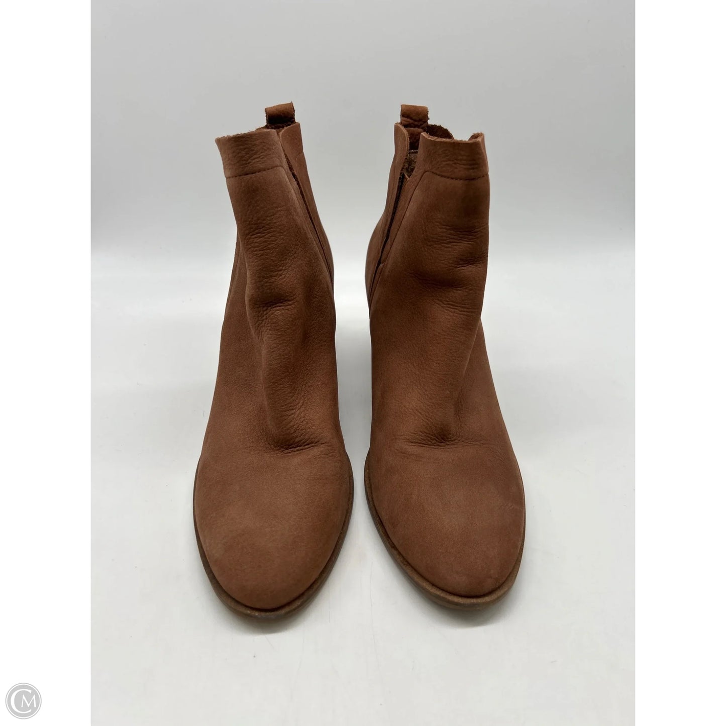 Boots Ankle Heels By Lucky Brand In Brown, Size: 8.5