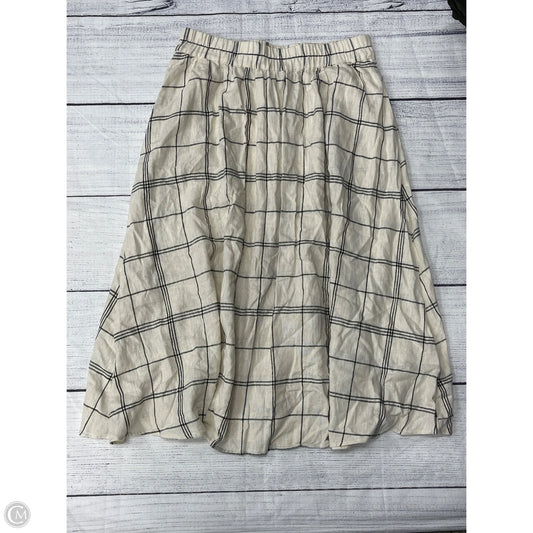 Skirt Maxi By A New Day In Cream, Size: L